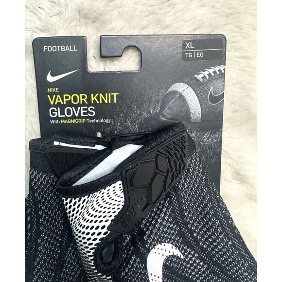 Nike Mens XL Vapor Knit Receiver Football Gloves Magnigrip  Black CJ9343 091 NEW - Picture 4 of 5